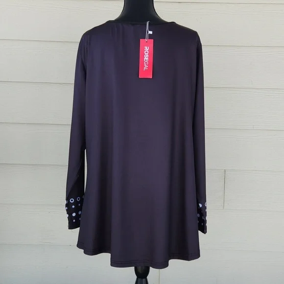 NEW Plus Size & Curve Butterfly Rose Print Above-the-knee ROSEGAL Dress (3X) - Picture 5 of 12